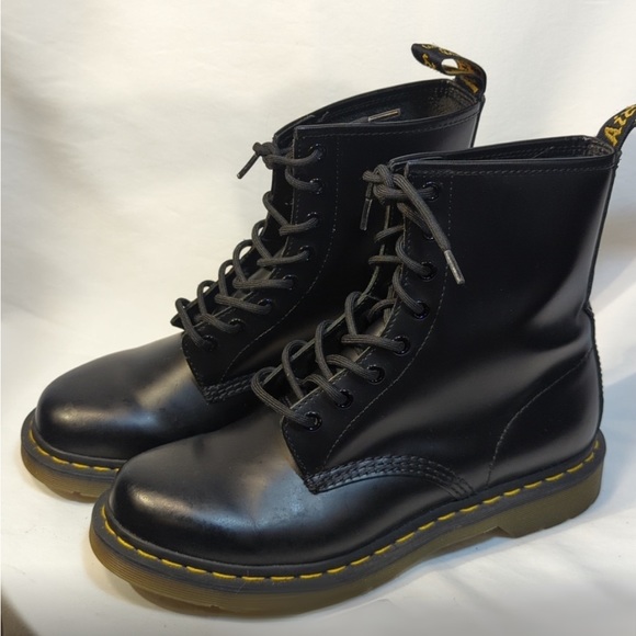 DR. MARTENS "1460" Smooth leather boots - Picture 4 of 8